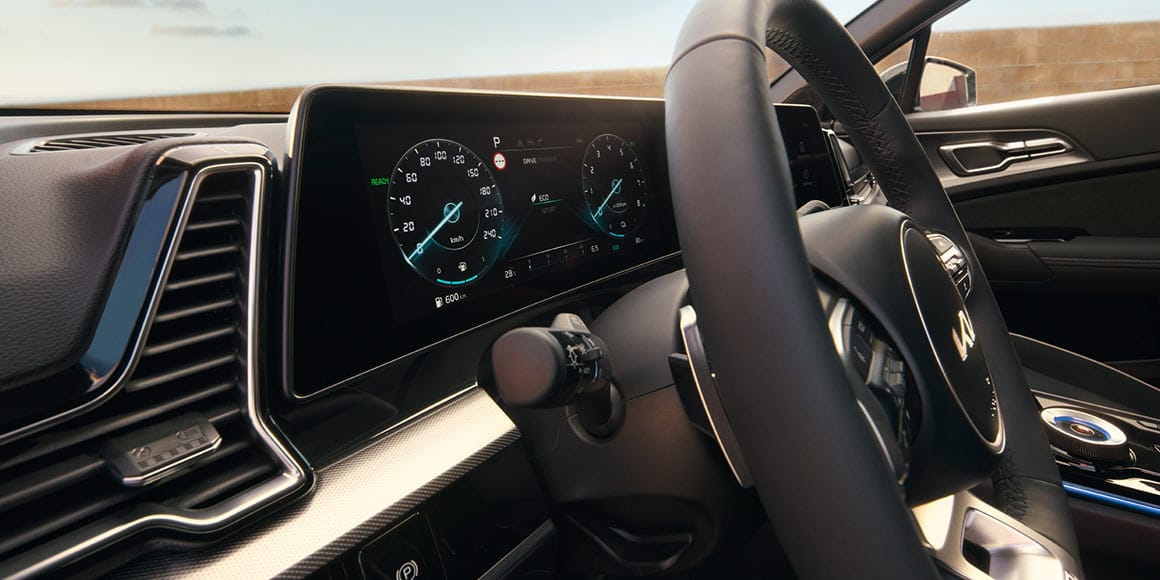 Kia Sportage, Armaturen im ECO-Modus